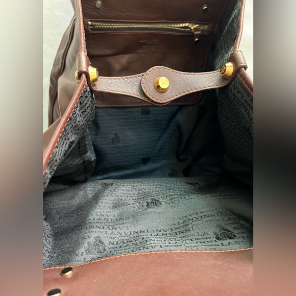 Lanvin Tote Carryall w Gorgeous Hardware Very Good Condition - Picture 11 of 16